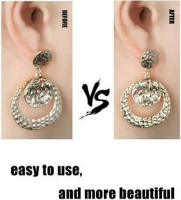 img 3 attached to Earring Adjustable Hypoallergenic Instant Earrings，Secure Beading & Jewelry Making