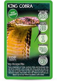 img 1 attached to 🐍 Slithering Fun: Snakes Top Trumps Card Game - Unleash the Power of Cards!