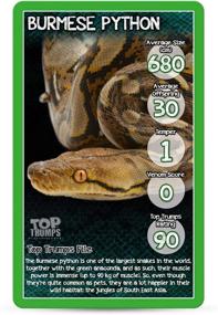 img 3 attached to 🐍 Slithering Fun: Snakes Top Trumps Card Game - Unleash the Power of Cards!