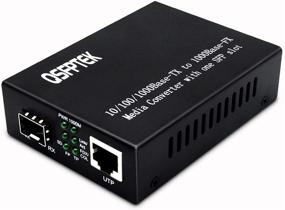 img 4 attached to 🔌 QSFPTEK Медиаконвертер Gigabit: Ethernet в оптический SFP с RJ45 до 1000Base-X оптического соединения, поддержка двух SC волокон.
