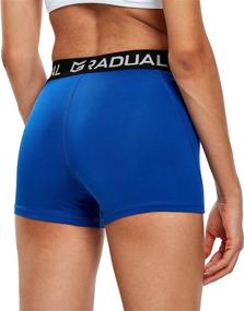 img 1 attached to Women's Spandex Compression Volleyball Shorts - 3" /7" Workout Pro Shorts for Gradual Compression