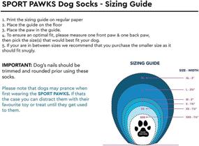 img 2 attached to 🐾 Оптимизировано для SEO: собачьи носки для спорта RC Pet Products Sport Pawks - усиленная защита лап