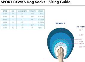 img 1 attached to 🐾 Оптимизировано для SEO: собачьи носки для спорта RC Pet Products Sport Pawks - усиленная защита лап