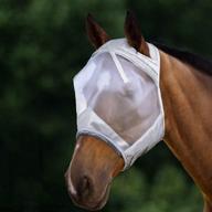 🐴 ultimate protection: harrison howard caremaster fly mask standard moonlight silver логотип