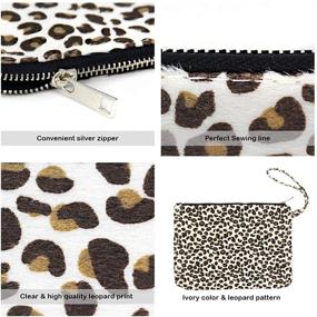 img 2 attached to Me Plus Wristlet Patterns Leopard Beige