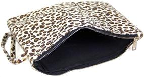 img 1 attached to Me Plus Wristlet Patterns Leopard Beige