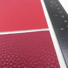 img 1 attached to 🚗 Revamp Your Couches and Cars with Vowcarol Leather Repair Kits: Red Leather Patches Super-Thin Vinyl Repair Kit - 2 PCS