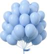 partywoo blue balloons inch light logo