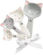 cat shaped ceramic measuring spoons kitchen & dining logo