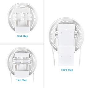 img 2 attached to 🔧 STANSTAR Wall Mount Bracket for TP-Link Deco X20 and Deco X60 WiFi System - Space Saving Holder with No Messy Wires (1Pack)