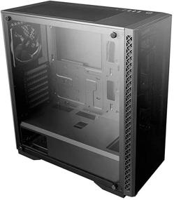 img 3 attached to DEEPCOOL MATREXX 50 Mid-Tower Case: Tempered Glass Panels, PSU Shroud & Rear Fan Included