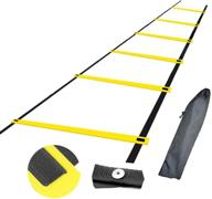 asenver football footwork exercise agility ladder training tool with carry bag for enhanced fitness and performance logo