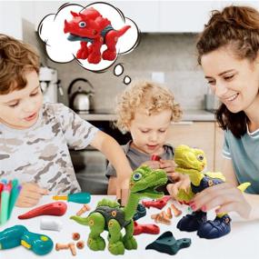 img 3 attached to 🦖 Dinosaur Toys for Kids Age 3-7: Fun and Educational Playtime!