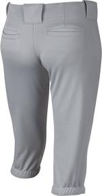 img 1 attached to Stylish and Comfortable: NIKE Girls' Diamond Invader 3/4 Pants