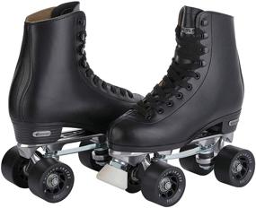 img 4 attached to 👞 Премиум роликовые коньки с кожаной подкладкой для мужчин - Chicago Skates