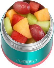 img 1 attached to 🍱 Thermos Stainless Steel Vacuum 10 Ounce Food Jar, Teal - Ideal for On-the-Go Meal Storage!