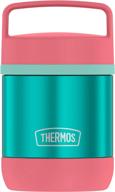 🍱 thermos stainless steel vacuum 10 ounce food jar, teal - ideal for on-the-go meal storage! логотип