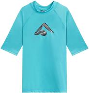 🏊 kanu surf echelon protective rashguard boys' swimwear for optimal uv protection logo