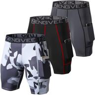 zengvee compression underwear training 1011 black sports & fitness logo