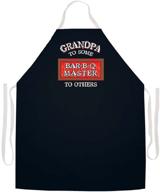 attitude aprons grandpa bar b q adjustable logo