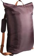 🎒 рюкзак для студентов колледжа ksma со 2-мя прочными регулируемыми плечевыми ремнями - большая сумка для белья 24”x34” с молнией для общежитий и студентов апартаментов колледжа (коричневый) логотип