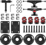 🛹 complete axdt skateboard wheels set – includes trucks, bearings, pads, and hardware – size options: 52mm, 60mm, and 70mm логотип