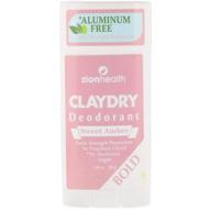 🌿 zion health claydry bold sweet amber deodorant - 2.8 oz stick logo