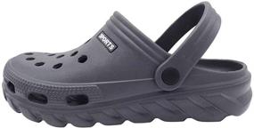 img 3 attached to 👣 Ultra-Lightweight Gray Slippers: Breathable & Comfortable U720FSDDX04 - Size 260