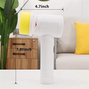 img 1 attached to Ultimate Cleaning Companion: Cordless Electric Bathroom Cleaner Brush - Transform Your Cleaning Routine Instantly!