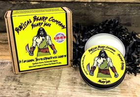 img 1 attached to Biblical Beard Company Beard and Mustache Wax - Ancient Altars Scent - Crafted in the USA