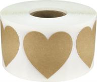 natural brown kraft heart stickers valentine&#39 scrapbooking & stamping logo