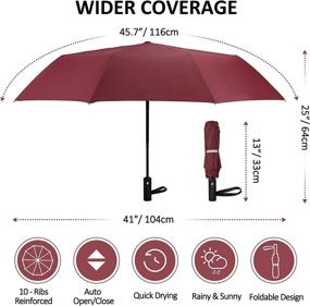 img 3 attached to Yoobure Umbrella Lightweight Portable Umbrellas Umbrellas and Folding Umbrellas