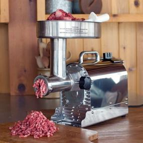 img 3 attached to 🔌 Powerful and Versatile: Weston 0.75 HP Pro Series #8 Meat Grinder in Silver