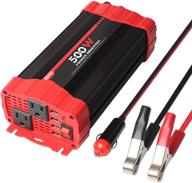 🔌 bygd 500w car power inverter: versatile dc 12v to 110v ac converter with dual outlets, 4 usb ports and 3.1a car charger adapter logo