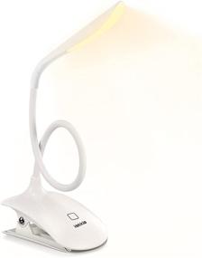 img 4 attached to Vekkia Rechargeable Reading Lamp: 14 LED Book Light with Eye-Caring 3 Brightness for Bedtime Reading - Perfect for Bookworms & Kids