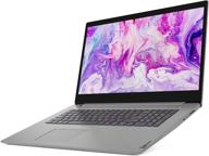 💻 lenovo ideapad 3 17.3" hd+ led laptop pc, intel core i5, 8gb ram, 256gb ssd - windows 10, platinum gray logo