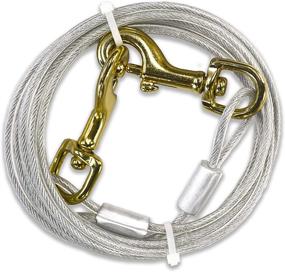 img 3 attached to Four Paws Heavy Duty Tie Out Cable: Superior Strength for Secure Pet Restraint