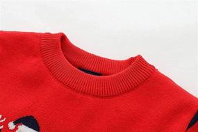 img 2 attached to 👶 Baby Boys' Cotton Pullover Sweatshirt - Casual Crewneck Long Sleeve Toddler Top T-Shirt for Outdoor Activities