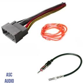 img 1 attached to 🔌 Проводной комплект ASC Audio Car Stereo + адаптер антенны: Без проблем установка после рыночного радио для автомобилей Dodge, Chrysler и Jeep (Подробности о совместимости внутри)