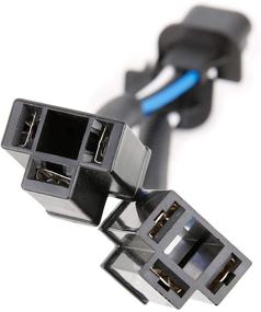img 3 attached to 🔌 Адаптер-коннектор на фару H13 к H4 для 7-дюймового LED фонаря на Джип Вранглер JK TJ грузовиков - набор из 2 штук