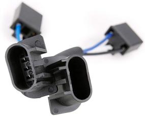 img 2 attached to 🔌 Адаптер-коннектор на фару H13 к H4 для 7-дюймового LED фонаря на Джип Вранглер JK TJ грузовиков - набор из 2 штук