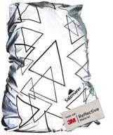 🎒 salzmann 3m reflective backpack cover: high visibility, waterproof & weatherproof for cycling, running, hiking & more logo