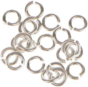 img 3 attached to BeeSpring Wholesale 60-Piece Assorted Silver Open Jump Rings - 3mm, 4mm, 6mm - Ideal for DIY Jewelry Making Findings