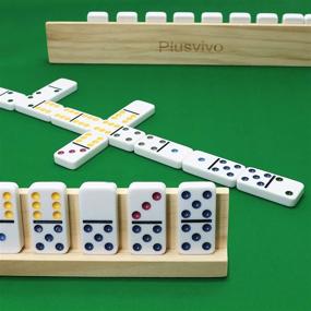 img 1 attached to Mahjong Mat Plusvivo Reduction Dominos Games