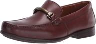 👞 clarks claude stride mahogany leather men's shoes: stylish & durable footwear for men logo