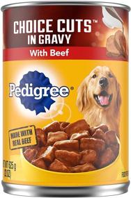 img 4 attached to Pedigree Choice CUTS in Gravy Adult Wet Dog Food, 22 oz., Pack of 12 Cans