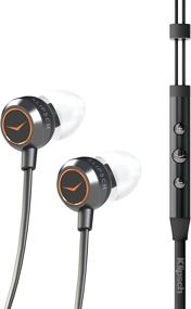 img 1 attached to 🎧 Наушники Klipsch X4i - Серебряно-черные с пультом управления плейлистом для iPod/iPhone/iPad - Повысьте качество звука вашего прослушивания