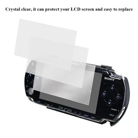 img 3 attached to 📱 OSTENT 3 x сверхпрозрачная защитная пленка для ЖК-экрана Sony PSP 1000/2000/3000.