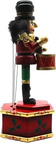 img 1 attached to Musical Nutcracker Wooden Music Box Seasonal Decor