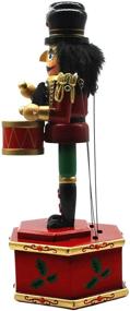 img 2 attached to Musical Nutcracker Wooden Music Box Seasonal Decor